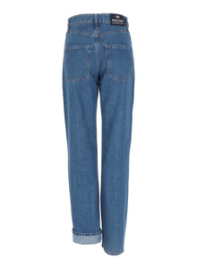 Damen Jeans Baggy, stone washed, recycelt, nachhaltig, high waist